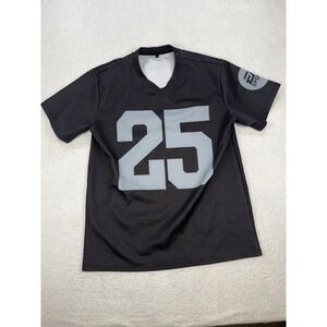 EA Sports College Football 25 Jersey Black Grey Graphic T-Shirt Mens Large